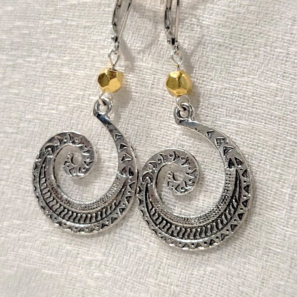 Tribal Swirl Earrings